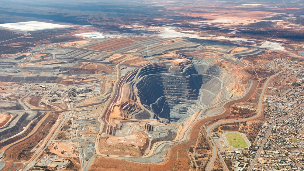 Aerial photo of Northern Star Resources Mine, for Vocus Case Study