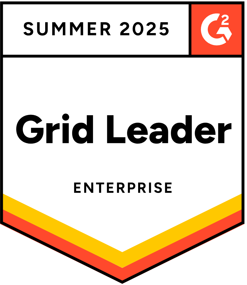 G2 Summer 2025 Grid Leader badge – Enterprise