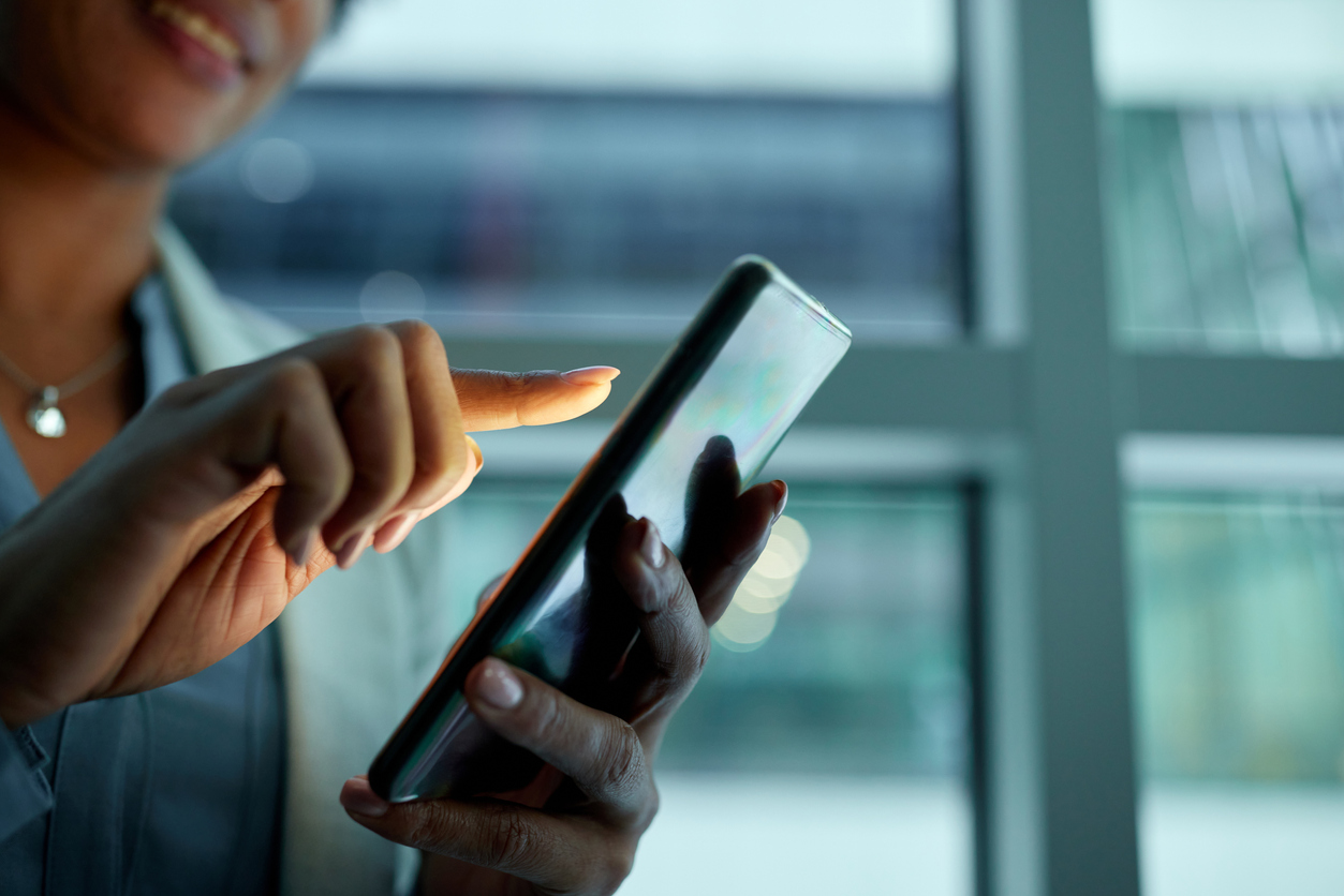 Women Using a Smartphone