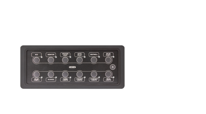 CZone Waterproof 12-Way Keypad (Landscape)