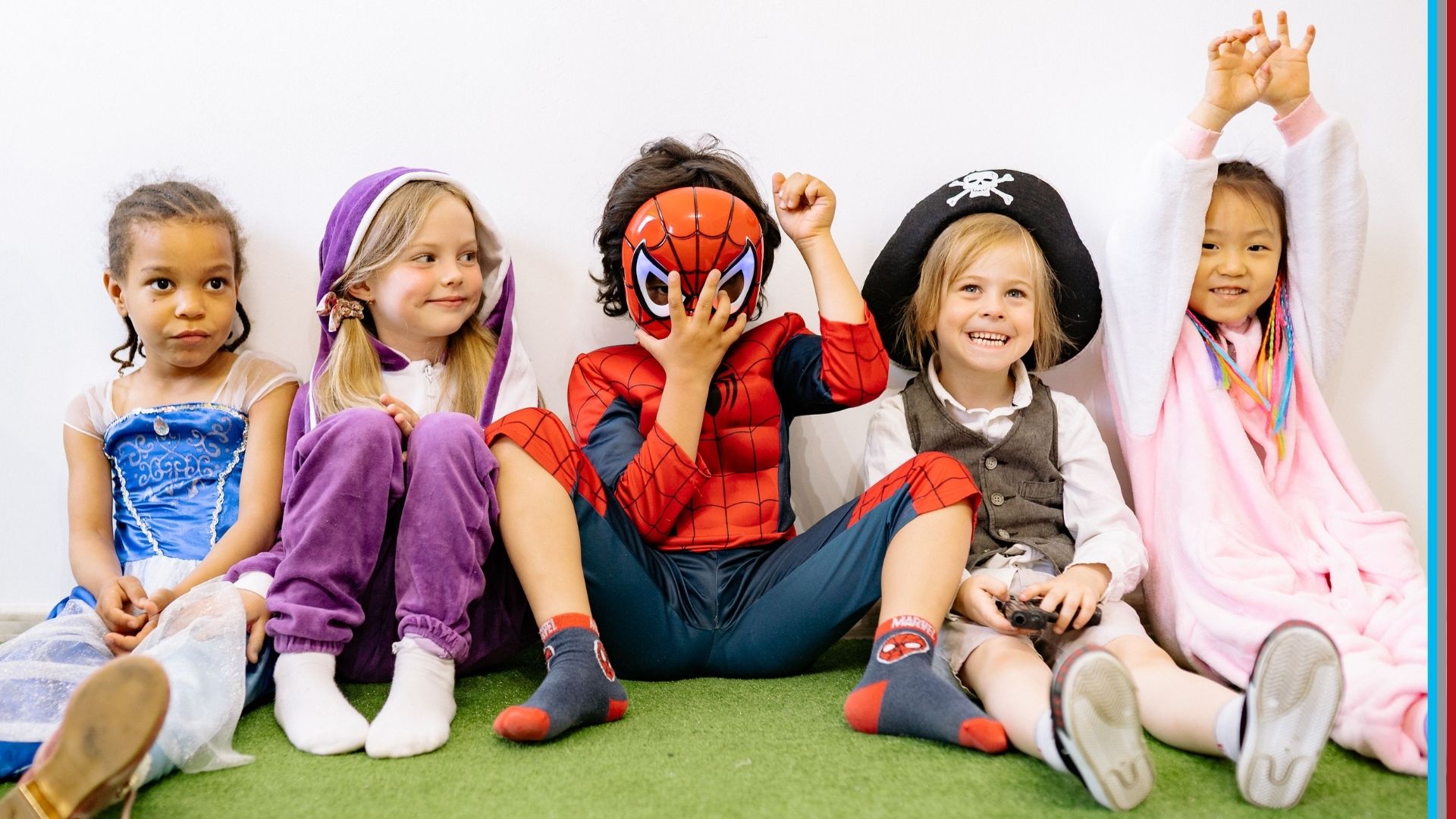 kids in costume for book week