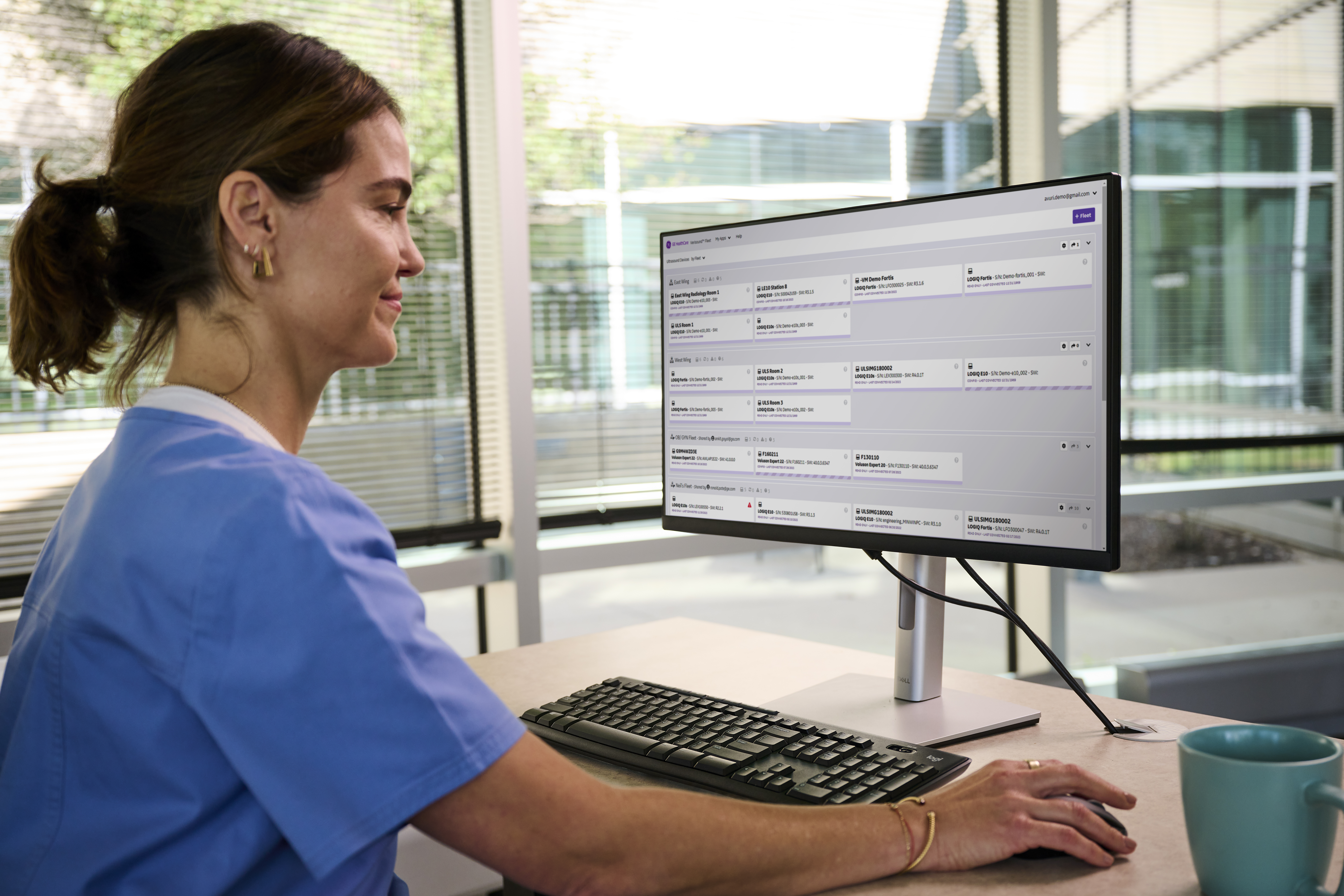 Sonographer utilizes Verisound Fleet to update protocols across their ultrasound department