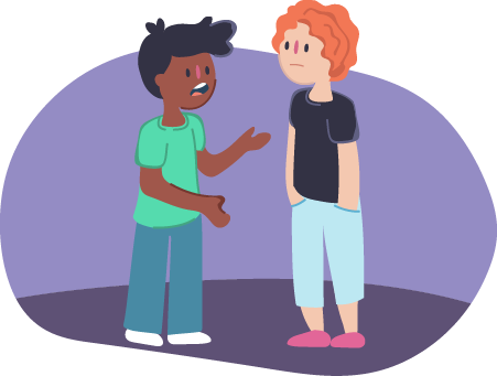 Find a trusted friend to talk to about your feelings
