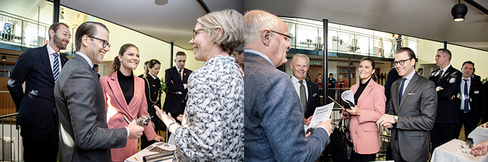 HKH kronprinsessan Viktoria och prins Daniel bes&ouml;ker H&ouml;gan&auml;s