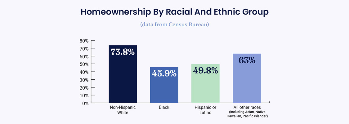 Homownership by Radical and Ethnic Group