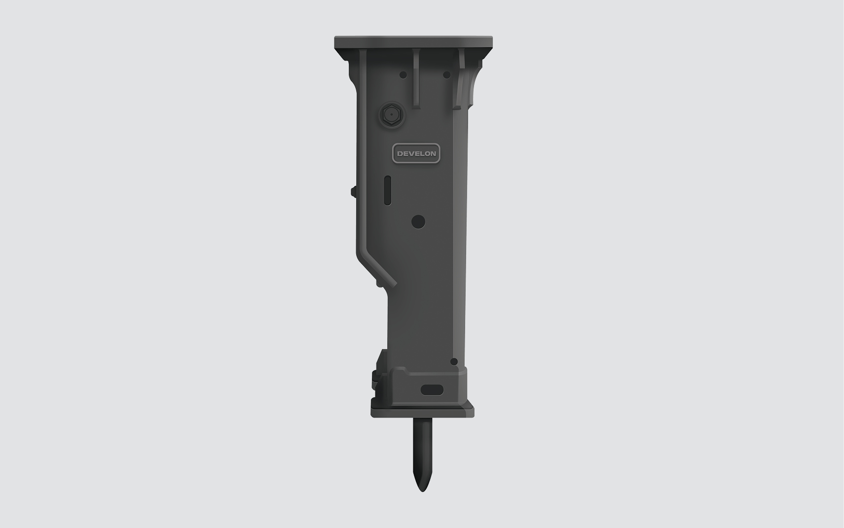 HB-Series hydraulic breaker for use with select DEVELON excavators.