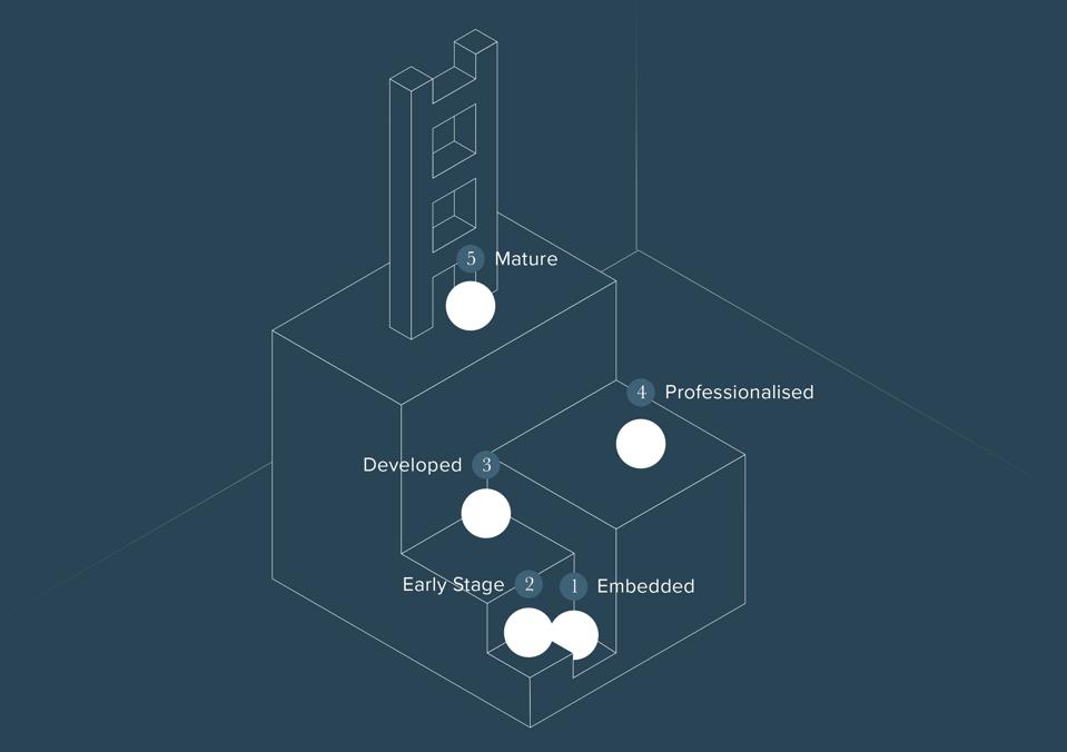 An image displaying the Agreus Family Office Maturity Model with text