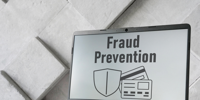 Fraud prevention is shown using the text