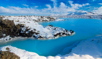 The blue lagoon in iceland is a popular solo traveler destination.
