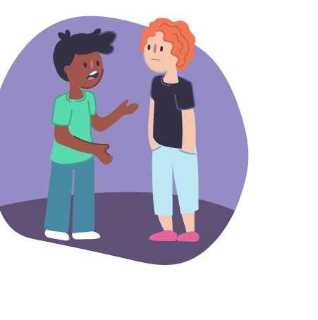 If you feel like talking, seek out a friend, parent, or adult you trust