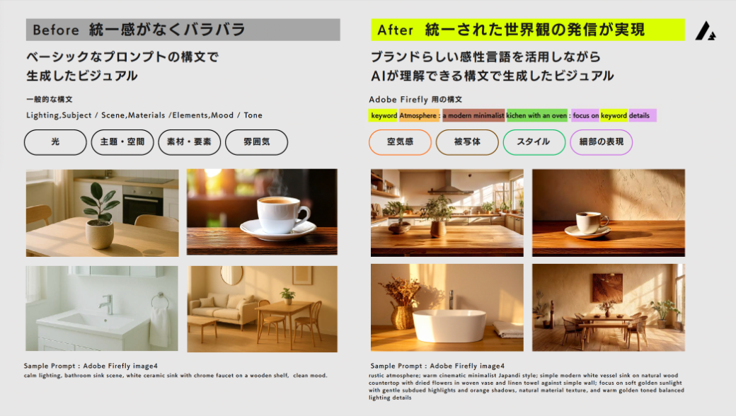 プロンプトに「ブランドらしさ」を言語化して組み込む
