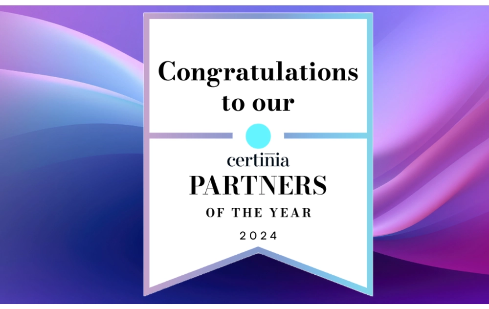 Certinia Partners of the Year 2024