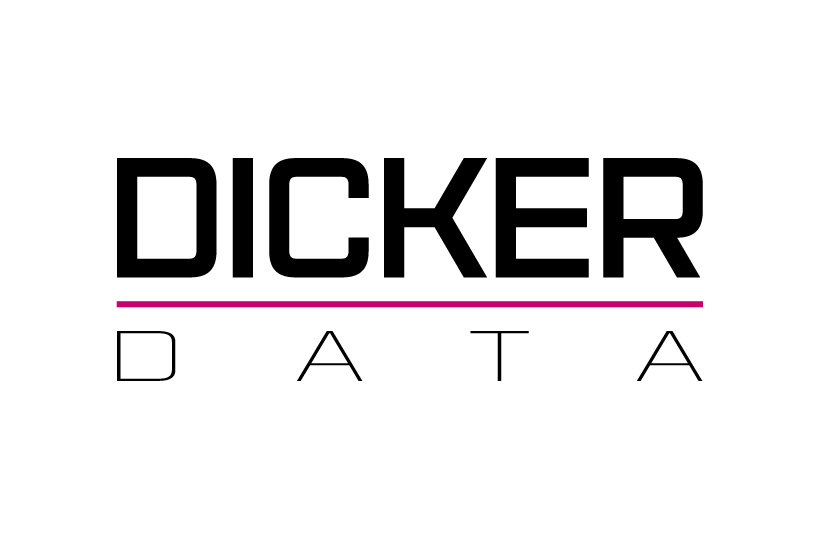 This is a graphic logo of Dicker Data.