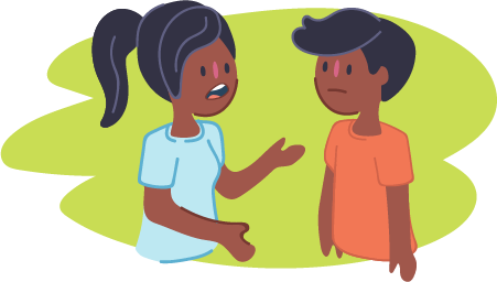 Talk about it –try chatting about what’s going on in your life with a family member in a time and place where they’re op