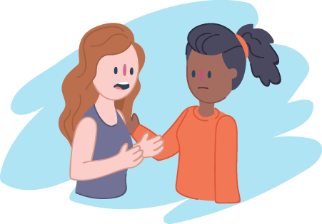Be open and honest with trusted friends