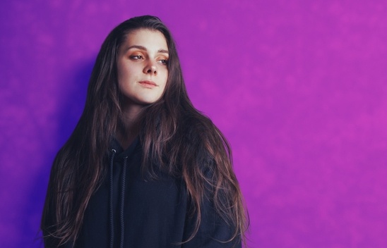 Teen girl looking into the distance
