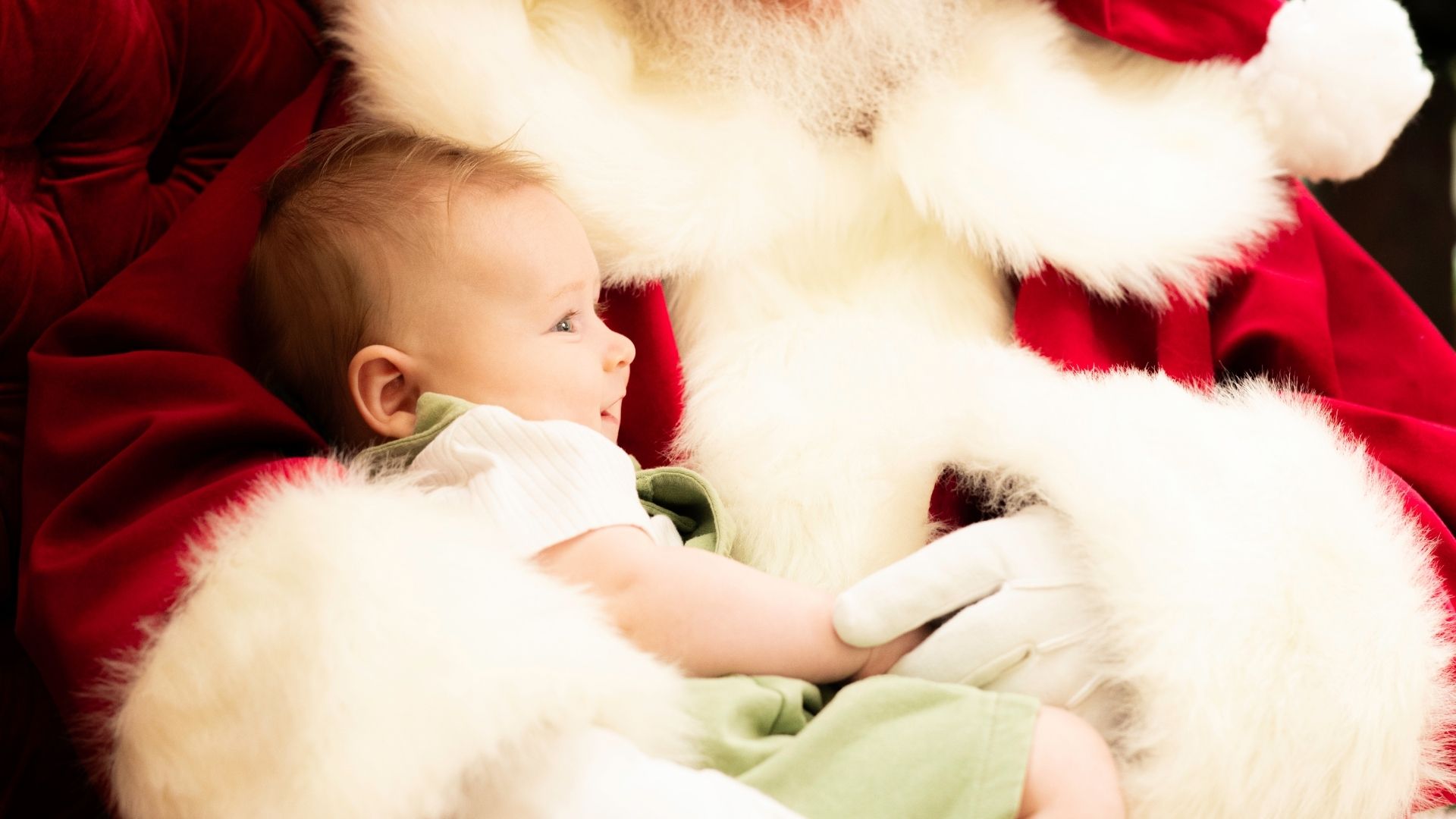 Baby's First Santa Photos at Pittwater Place