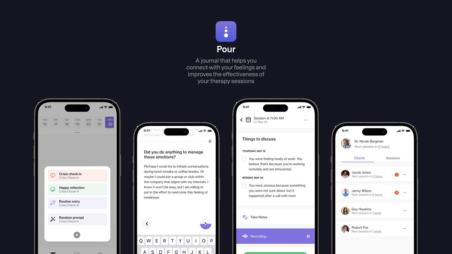 Pour – Guided journalling and CBT assistant