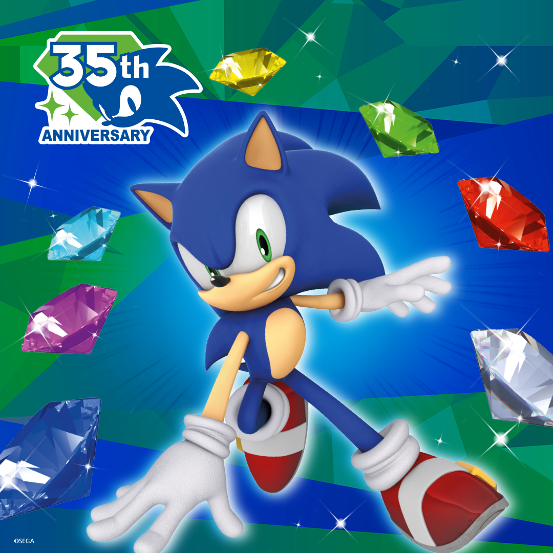 Sonic the Hedgehog 35th Anniversary Poster