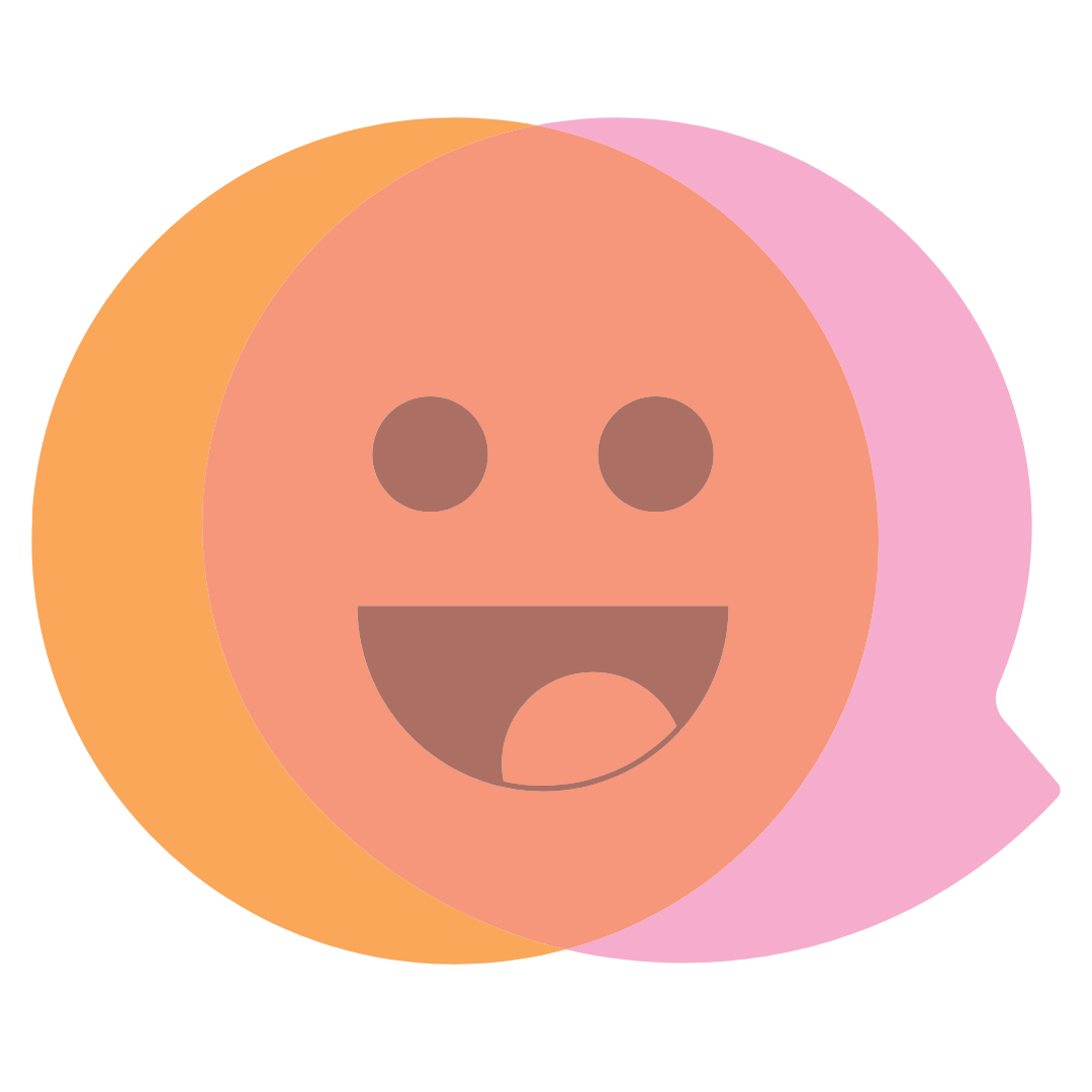 Happy face emoji
