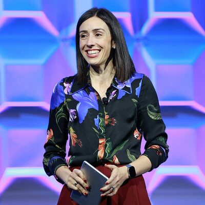 Image of Holly Ransom at BICSI Winter 26 - She is the Emcee for our recent conferences