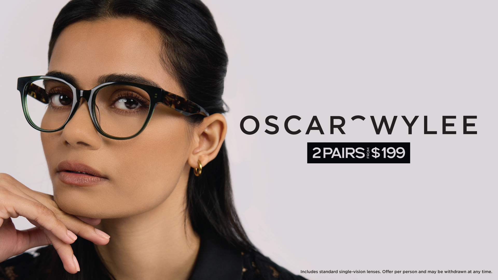 A photo of a woman wearing glasses