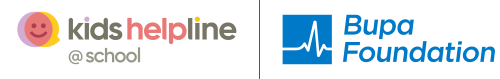 Kids HelpLine and BUPA Foundation logos