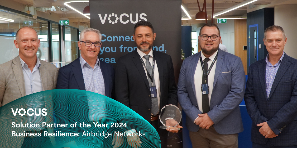 Image of Vocus Channel Partner Awards winners Air Bridge