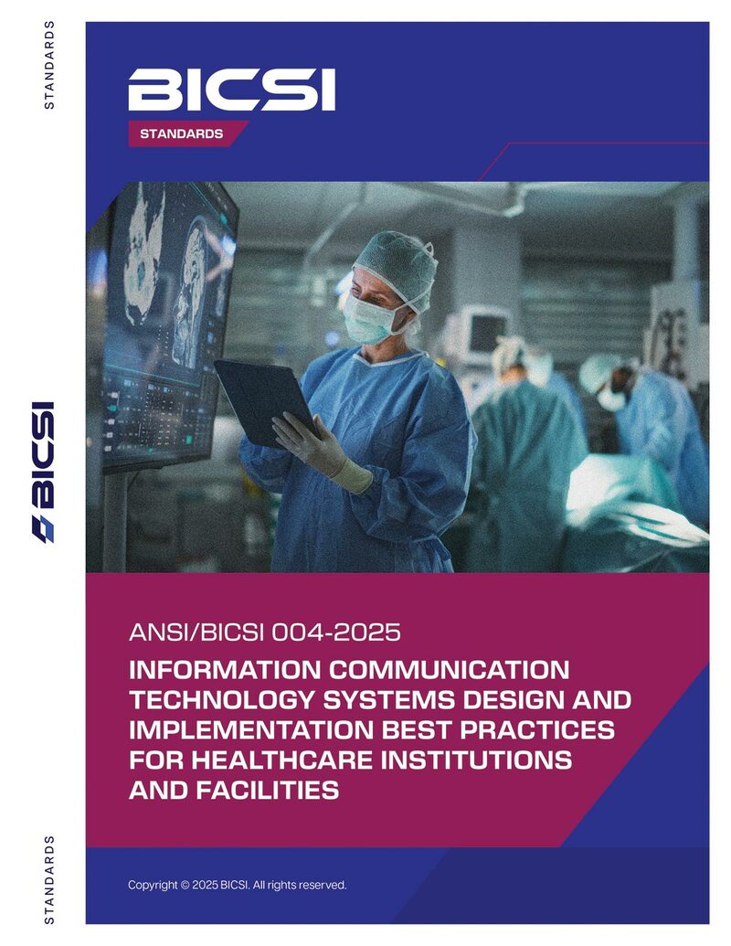 Cover image of ANSI/BICSI 004-2025 Standard
