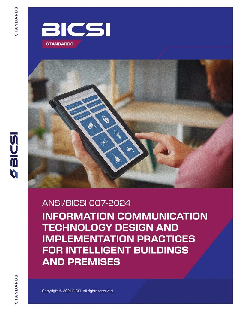 Cover image of ANSI/BICSI 007-2024 Standard