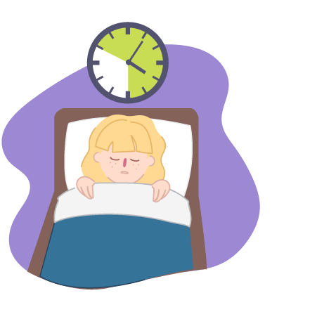 Have a regular bedtime and waking up time – and stick with it!