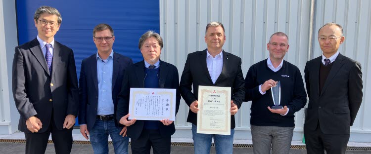 H&ouml;gan&auml;s honored as Partner of the Year by Mitsubishi Heavy Industries 
