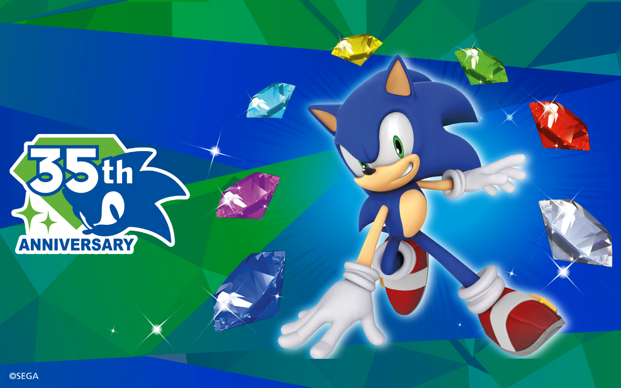 Sonic the Hedgehog 35th Anniversary Poster
