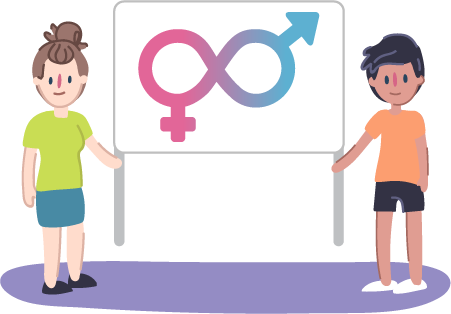 Avoid making assumptions or believing stereotypes about LGBTIQA+ people. People are about more than their body or their 