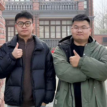 Nian Hong and Shuangfei Yan from Shanghai University in China