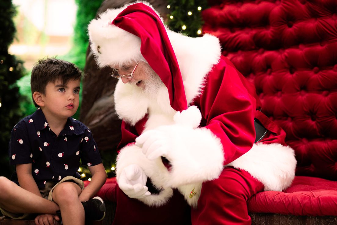 Santa photos at Grand Central