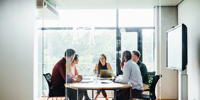 Energetic Team Collaboration Session