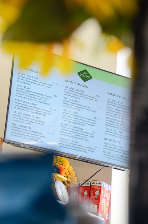 Dolores Deluxe Menu