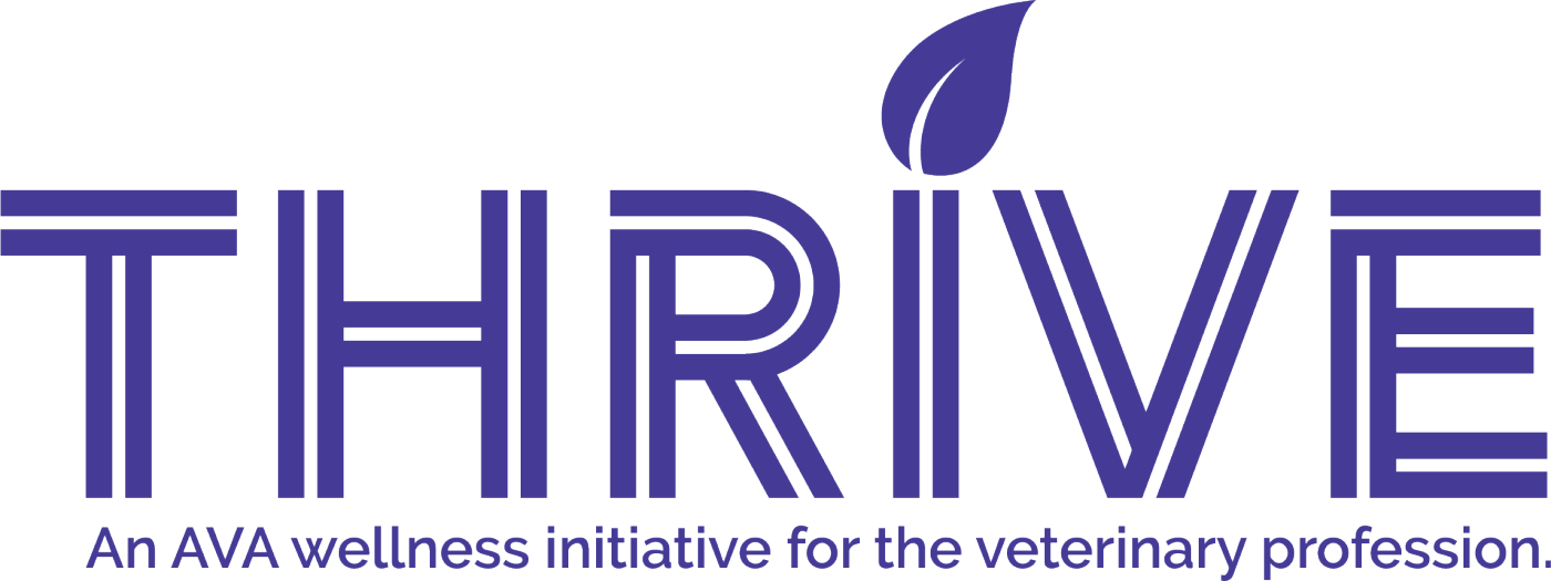 Thrive logo with tag line _purple