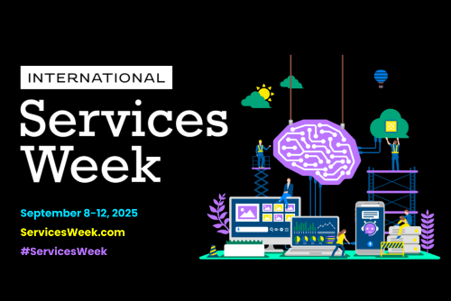 International Services Week event banner