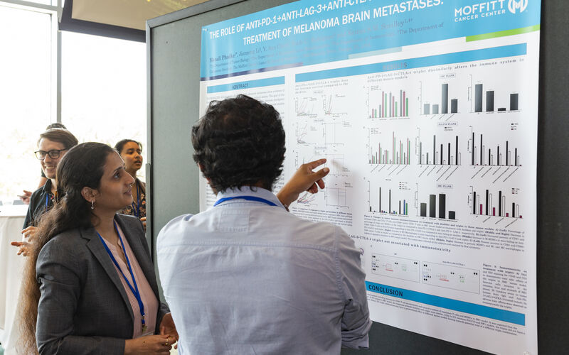 Research and oncology trainees present at the 2024 Scientific Symposium 