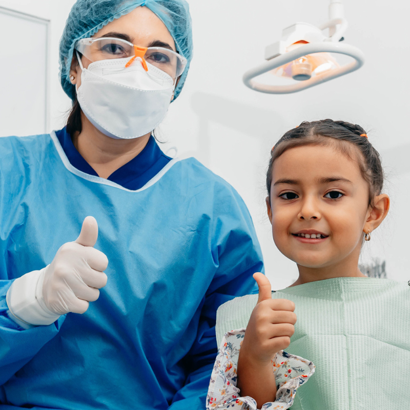 Dentist and daughter | health and wellness near me at Watergardens