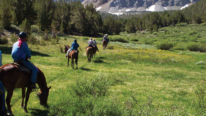 Sierra Nevada California, Horseback riding