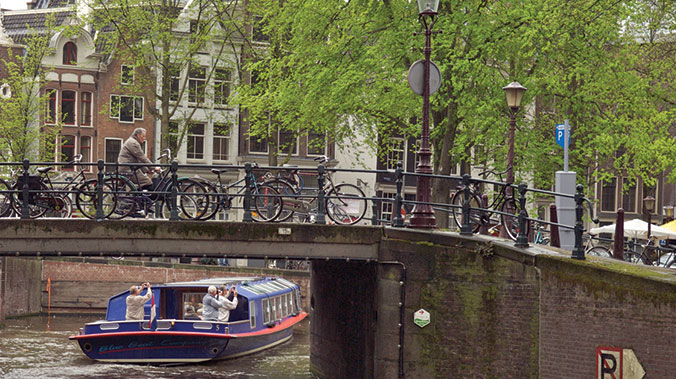 Barge & Bicycle in Holland