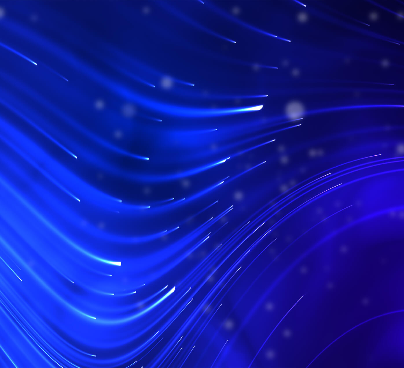 Abstract image of blue waves.