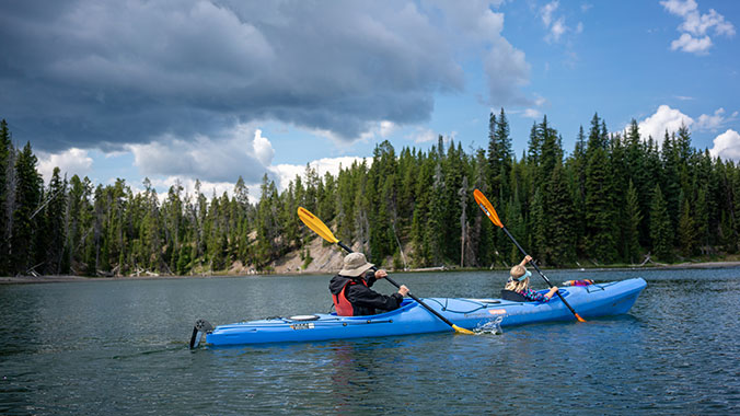 Wildlife and Geysers in Yellowstone with Your Younger Grandchild