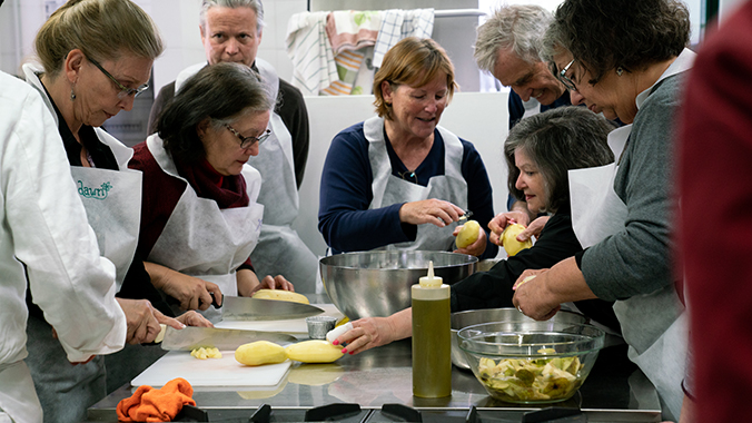 Cooking in Tuscany