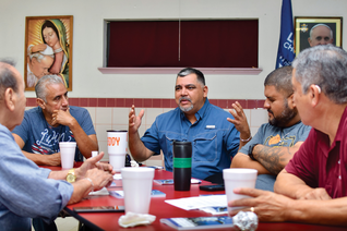Knights of Columbus Council 9626 Cor meeting at San Martin de Porres Church in Laredo, Texas, April 27, 2023. (Photo by Goyo Lopez)