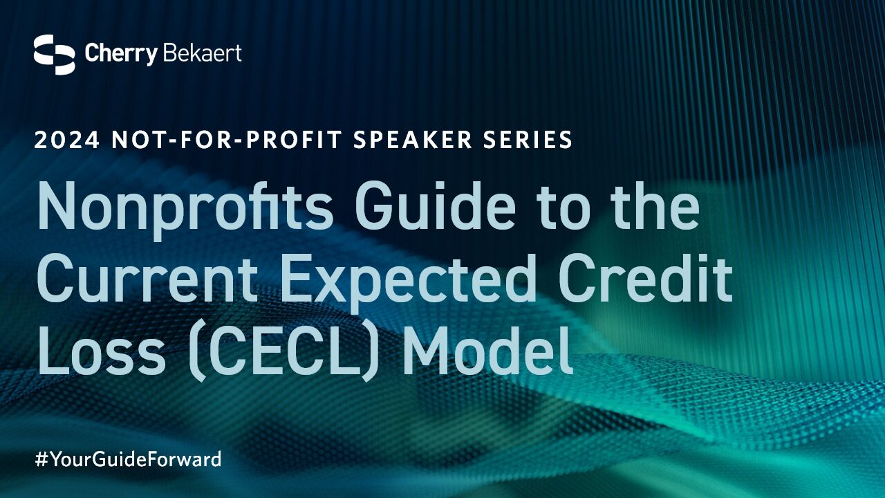 2024 NFP Speaker Series Session 2: CECL Model Youtube card