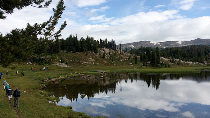 Hiking Beartooth Mountains Wyoming